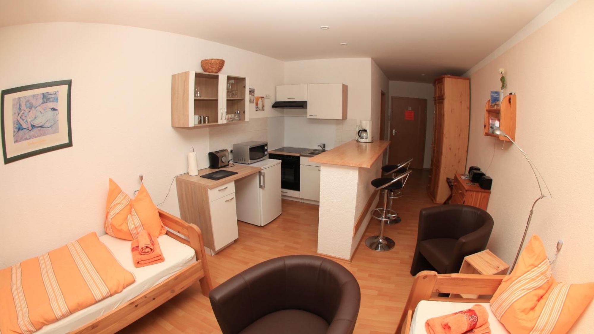 Pension Am Werder Bernburg Oda fotoğraf