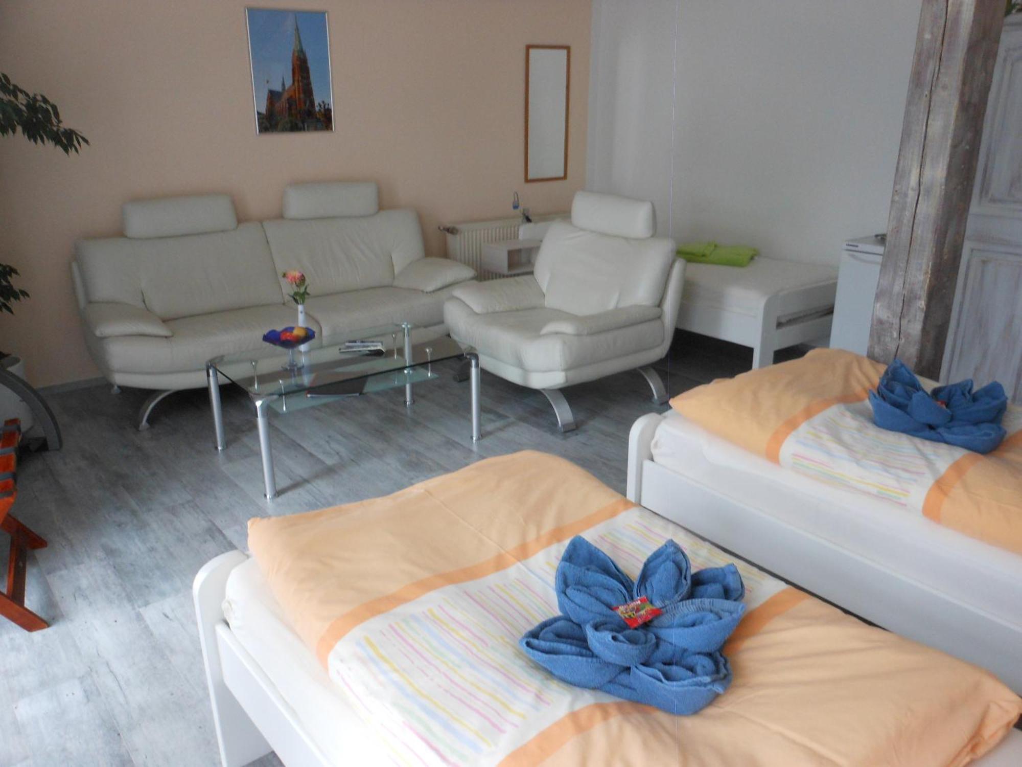 Pension Am Werder Bernburg Oda fotoğraf