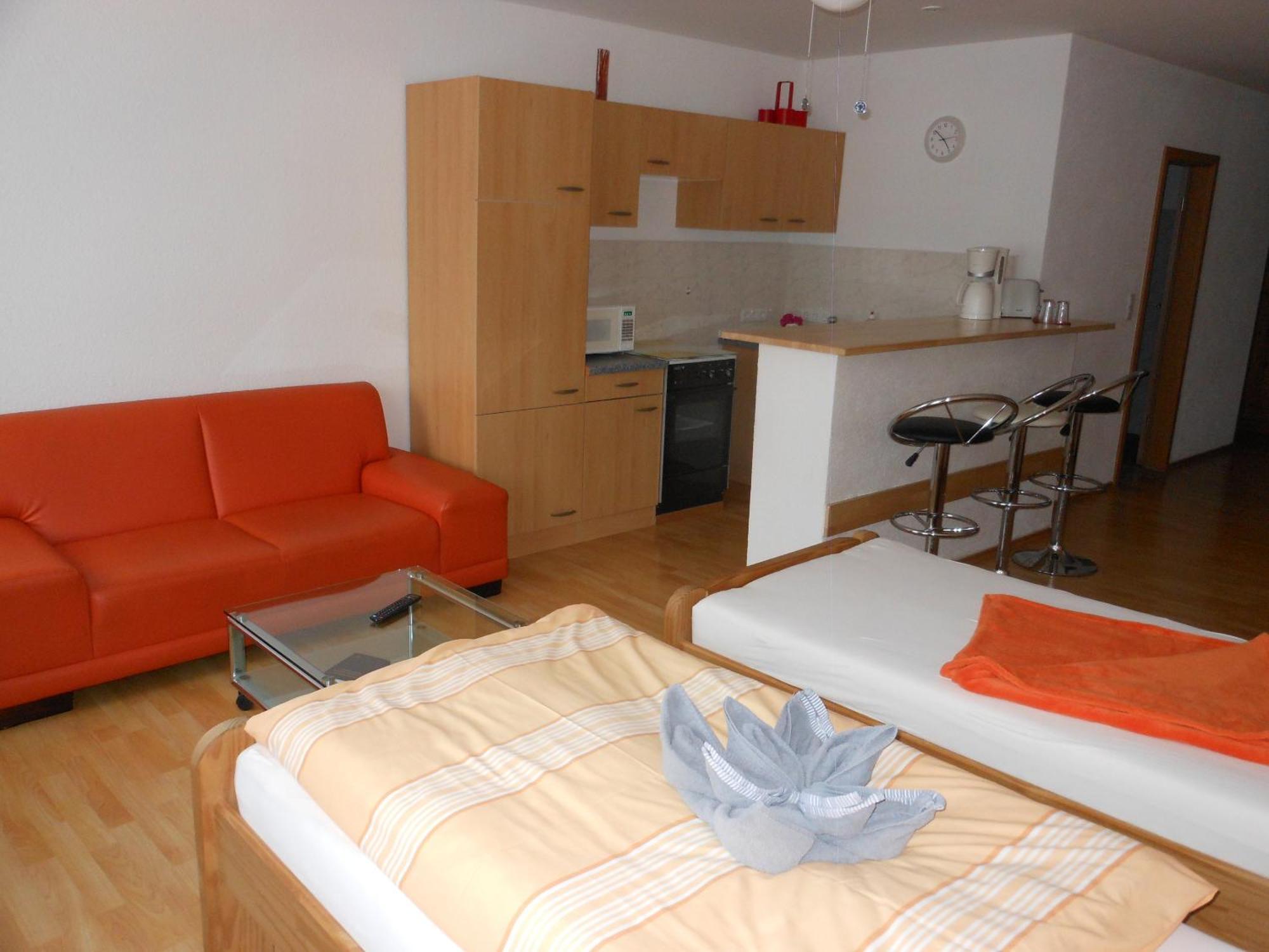 Pension Am Werder Bernburg Oda fotoğraf