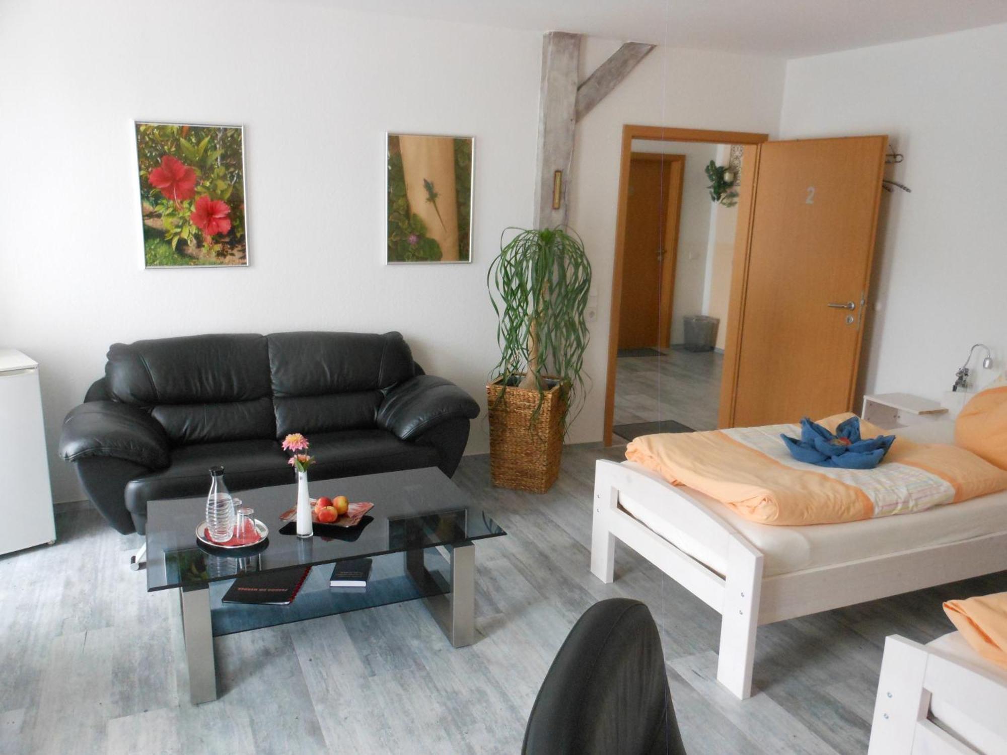 Pension Am Werder Bernburg Oda fotoğraf
